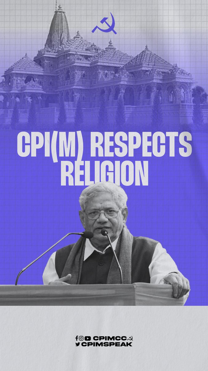We Will Fight for Safeguarding Right to Faith: Comrade Sitaram Yechury
