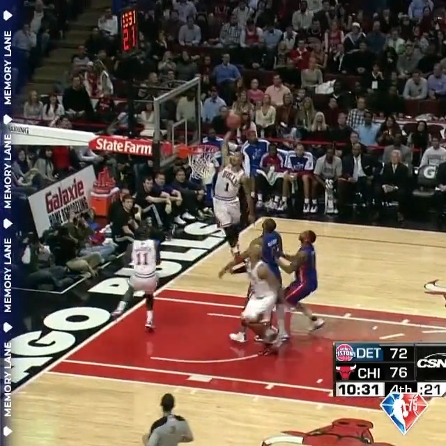 "That's your point guard going upstairs to get that ball!" 13 years ago today 🌹