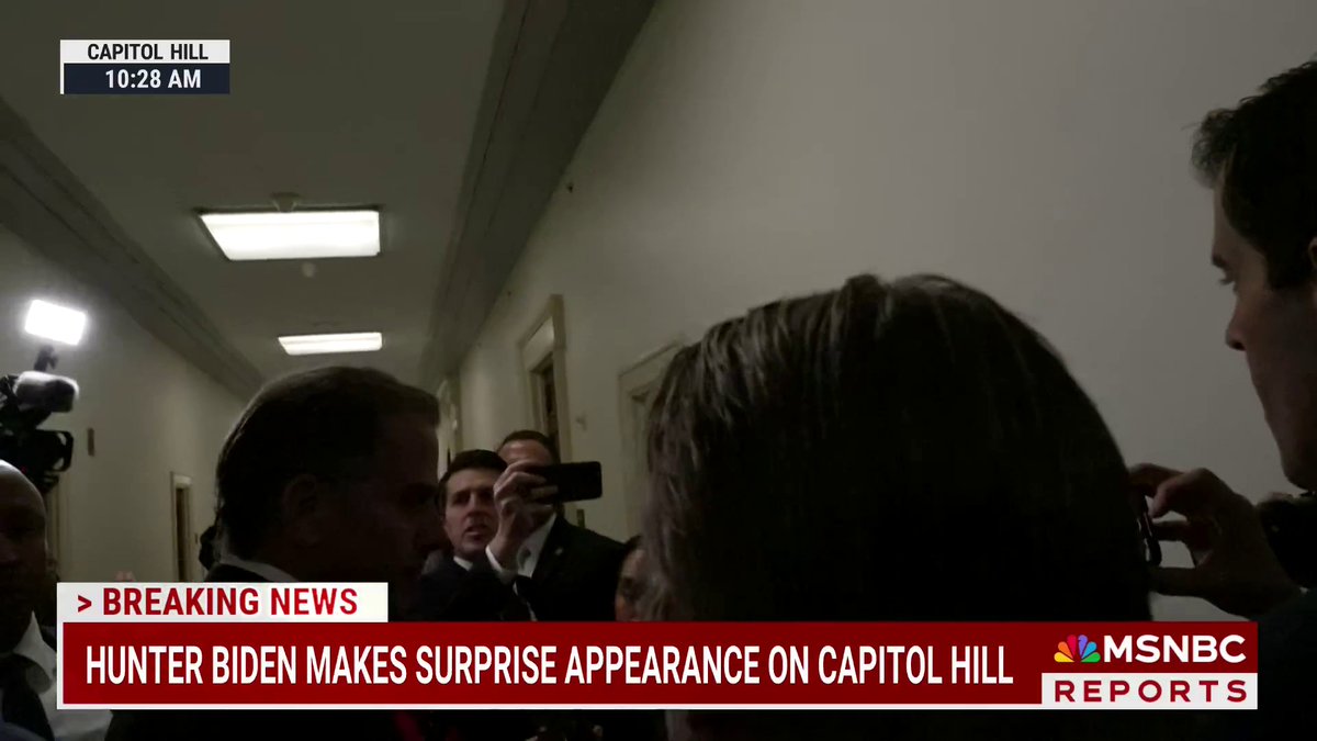 WATCH: Hunter Biden abruptly walks out of House committee hearing to hold him in contempt