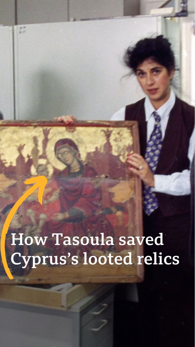 Tasoula Hadjitofi went on a decade-long journey to uncover a shady network looting Cyprus’s most sacred relics. But she would first have to learn from the criminals in order to catch them 👇 🎧 Part one of this two-part podcast: