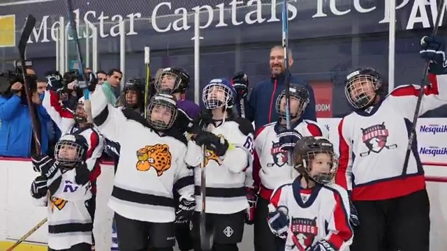 "It's very important for the community. We've been so close to each other for 10 years ... kids happy, parents happy, so we're happy as well." Alex Ovechkin chats with Taryn Bray on 'The #Gr8 Skate' with American Special Hockey Association (ASHA) today at MedStar Capitals Iceplex. #ALLCAPS