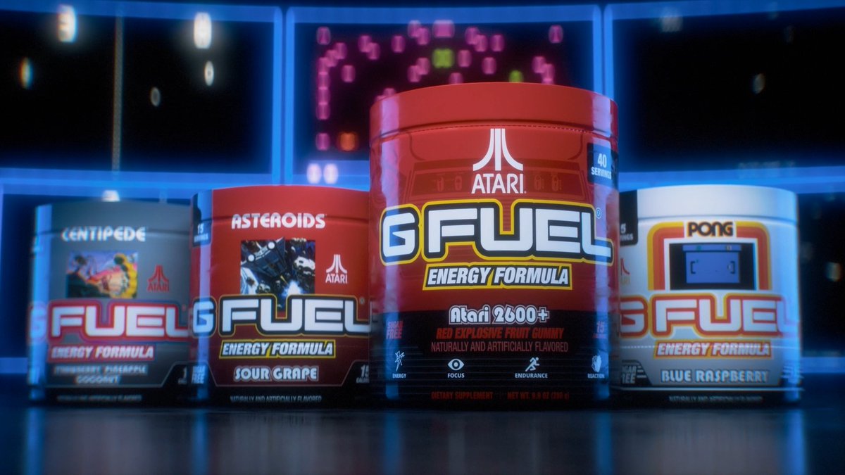 ❤️ 𝗥𝗧 + 𝗙𝗢𝗟𝗟𝗢𝗪 to win an @ATARI x #GFUEL COLLECTOR'S BOX! 2 winners picked on Friday to celebrate the launch! 🕹 Includes Atari 2600+™ Collector's Box, Brand-New Atari 2600+ Tub, 3 Remastered Mini Tubs and CX40+ Joystick Tumbler! 🛒 𝗦𝗛𝗢𝗣: