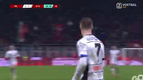 𝐕𝐀𝐍𝐀𝐅 𝐃𝐄 𝐀𝐅𝐓𝐑𝐀𝐏! 💥 Koopmeiners schiet héél snel de gelijkmaker binnen voor Atalanta 🦁 #ZiggoSport #CoppaItalia #MilanAtalanta