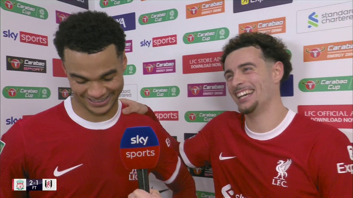 This interview with Curtis Jones and Cody Gakpo is brilliant! 🤣🤣