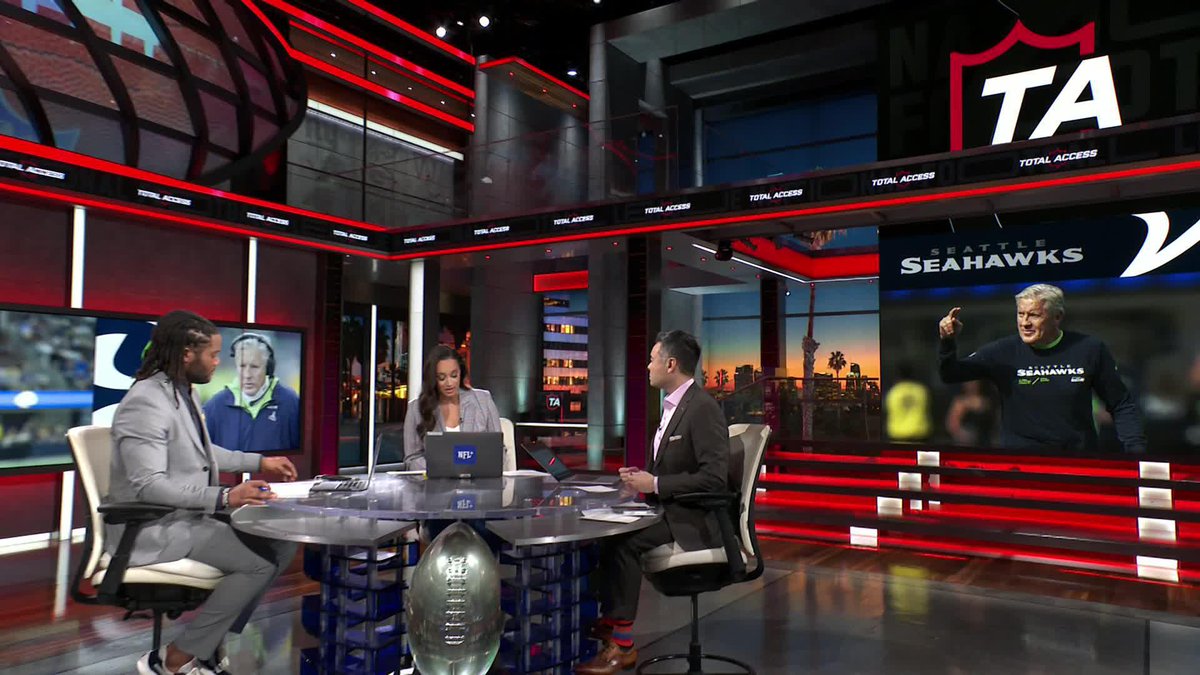 "It's a sad for me because the coaching ranks lost a great coach." Michael Robinson spent four years with Pete Carroll and the Seattle Seahawks. He reflected on his time being coached by him ❤️ (via NFL Total Access)