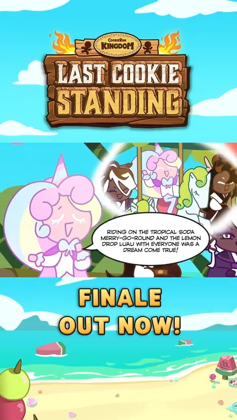 It's been a wild ride full of twists and turns, but the end is finally here... Watch the #LastCookieStanding finale NOW! 😍 #CookieRun #CookieRunKingdom #CRK #AffogatoCookie #CaramelArrowCookie #CreamUnicornCookie