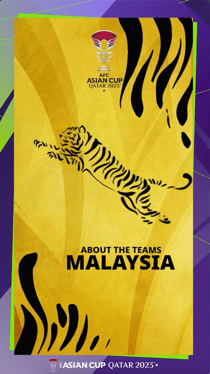 Get to know the 🇲🇾 Harimau Malaya! #AsianCup2023