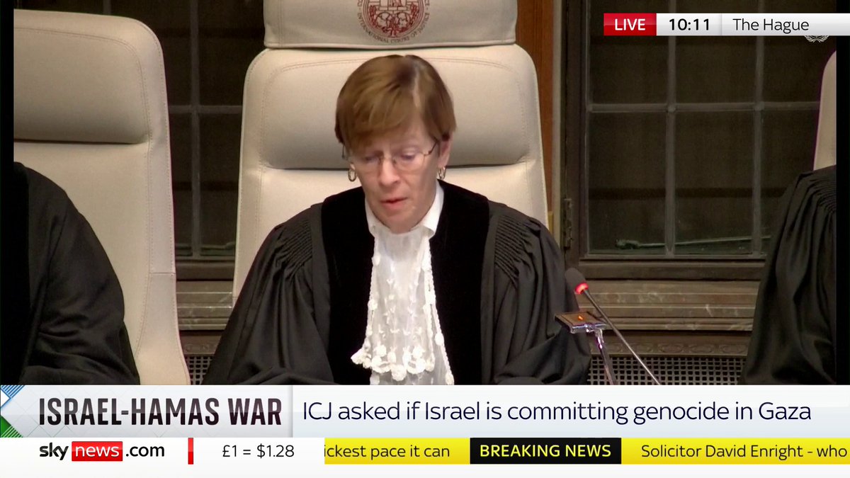 Hearings have started at the Hague as South Africa accuses Israel of genocide. South Africa claims the war in Gaza violates the 1948 Genocide Convention Read more: 📺 Sky 501, Virgin 602, Freeview 233 and YouTube