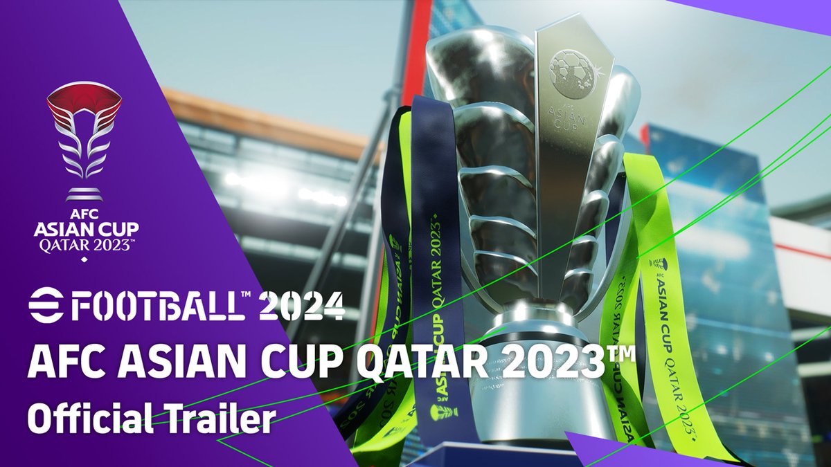 ／ AFC ASIAN CUP QATAR 2023™ がまもなく開幕！ ＼ 開幕を記念して、記念トレーラーの公開とAFC ASIAN CUP QATAR 2023™ Selectionを配信！ #eFootball™では、近日中のアップデートにてAFC ASIAN CUP QATAR 2023™を搭載予定⚽ お楽しみに！ #イーフト