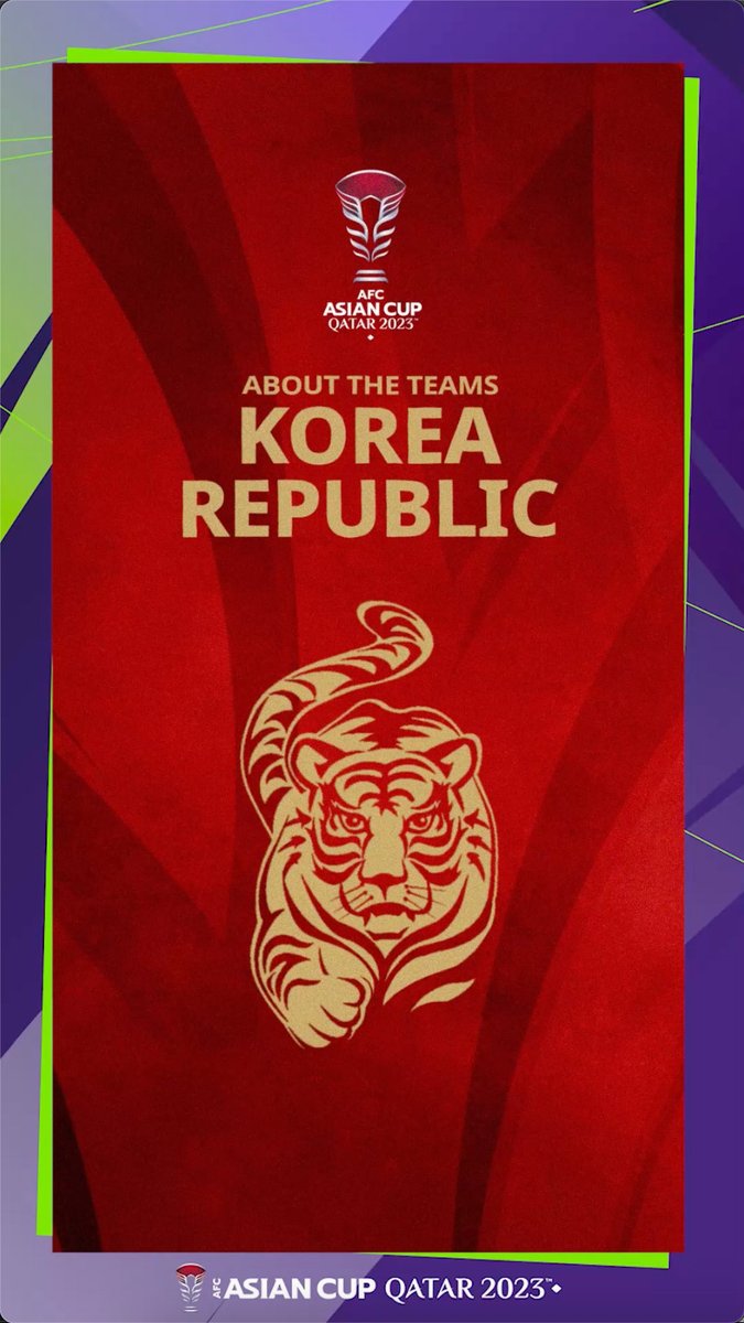 Get to know the 2-time champions, 🇰🇷 Taegeuk Warriors! #AsianCup2023 | #HayyaAsia