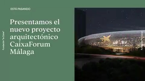 El nuevo centro de la Fundación ”la Caixa” es un proyecto arquitectónico liderado por los arquitectos Felipe Pich-Aguilera y Teresa Batlle. Un edificio que actuará como protector climático. Descúbrelo Picharchitects/Pich-Aguilera Ciudad de Málaga #FundaciónlaCaixa #CaixaForum