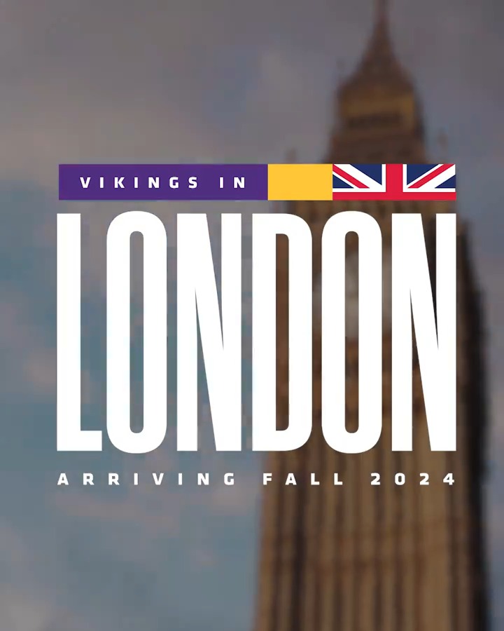 We're coming back, Minnesota Vikings UK! 🇬🇧 Excited for our return to London this fall.