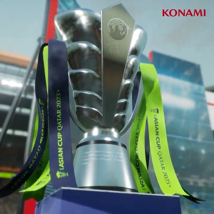 We're proud to be an Official Global Supporter of the 2023 AFC Asian Cup! 🌏 With kick off now just hours away, take to the virtual pitch with fully licensed tournament teams, trophy and visuals. 🏆 Who will be crowned the champions of Asia? YOU decide in #eFootball 👑