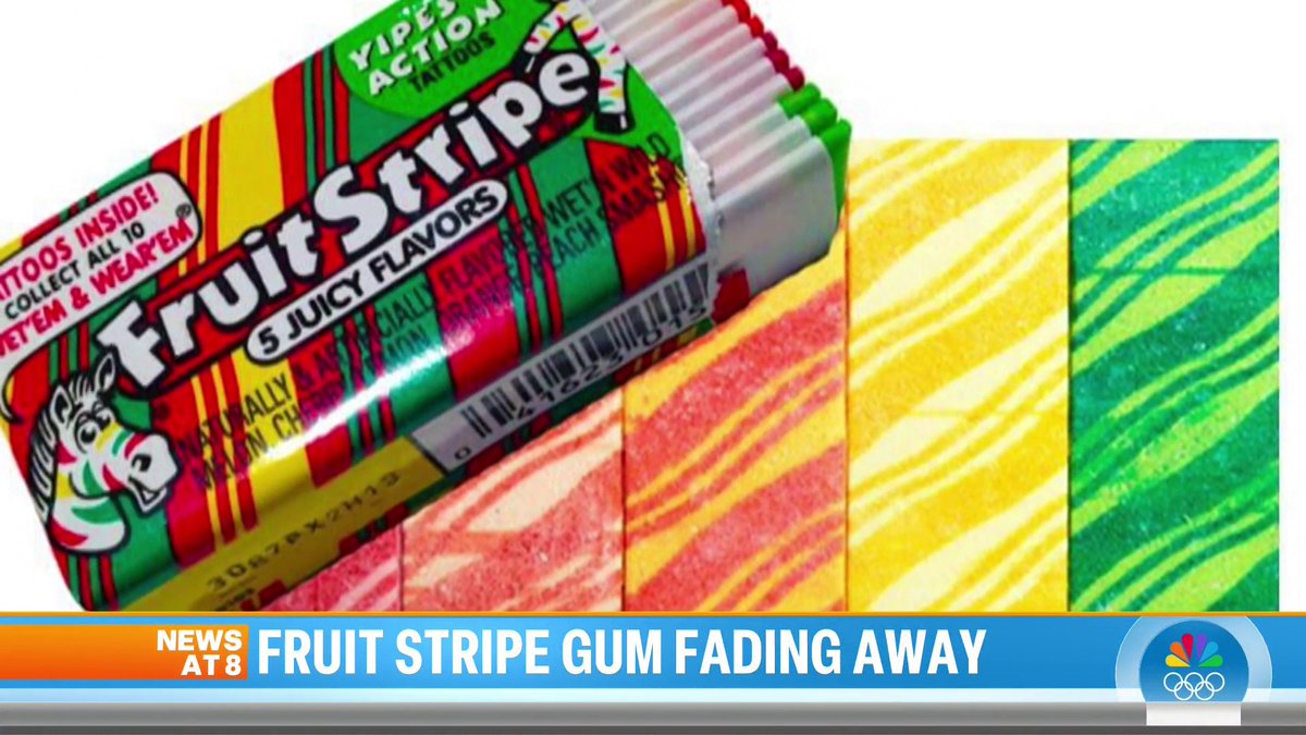 An icon of the gum world has experienced its final chew. Ferrara Candy Company confirmed to that it’s discontinuing Fruit Stripe Gum, which has been tickling taste buds since 1969.