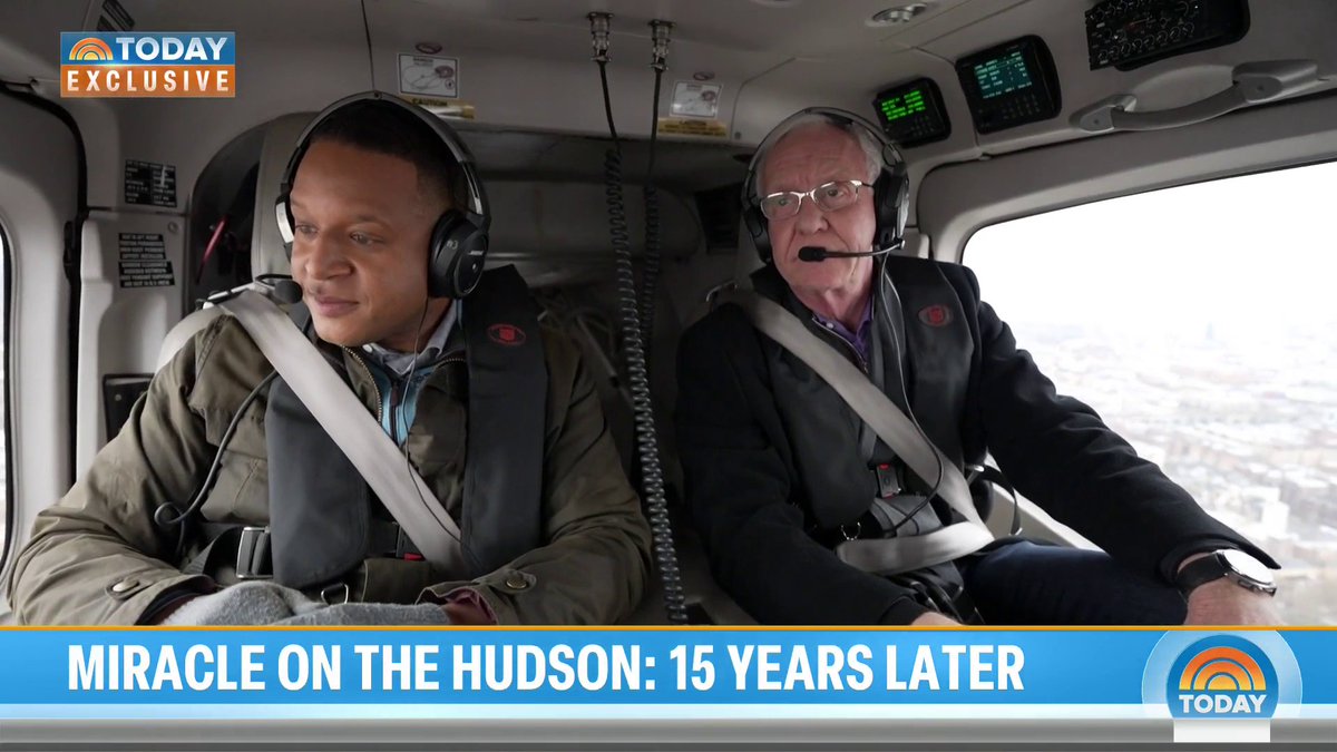In a TODAY exclusive, Captain “Sully” Sullenberger Sully Sullenberger opened up to Craig Melvin about the 15-year anniversary of the “Miracle on the Hudson” where he and his copilot successfully landed their failing jetliner into the frigid river saving all 150 passengers on board.