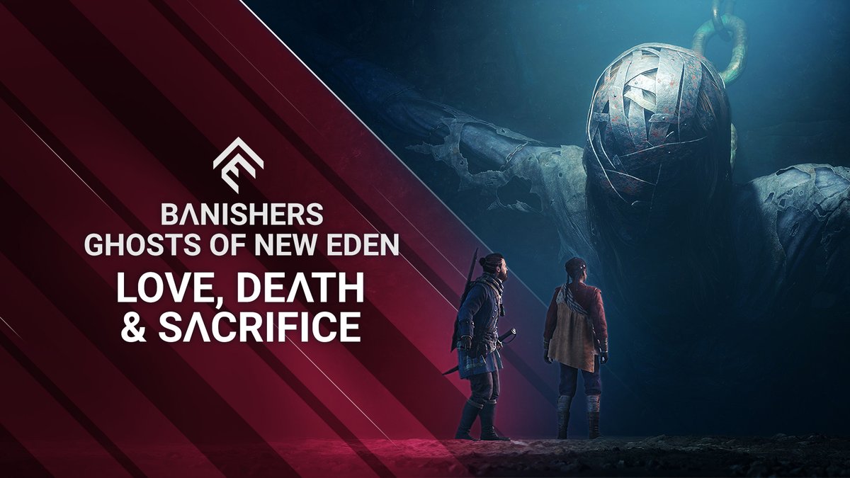 "There must be a way to bring you back." Dive into the intimate tale of love, death and sacrifice that binds two haunted ghost hunters together. The Action-RPG #Banishers: Ghosts of New Eden comes to you Feb 13 on PS5, Xbox Series &amp; PC: