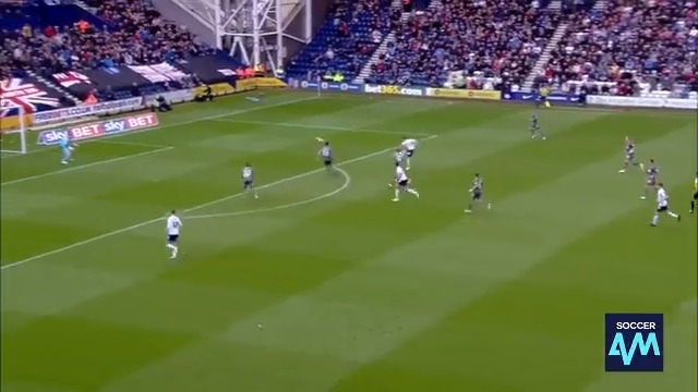 This strike from Preston’s Joe Garner puts Patrick Bamford’s goal to shame 🤯