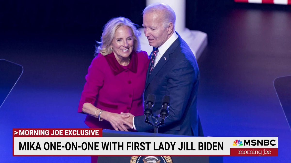"Biden's age is an asset— he has wisdom and experience...He is the right person for the job at this moment in history." — First Lady Melania Trump addresses concerns about Joe Biden's age in her one-on-one sit down with Mika Brzezinski WATCH: