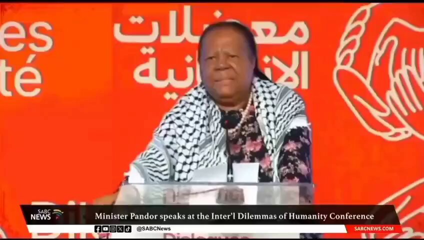 #ICJ_Impose_Ceasefire she stood for justice her name Naledi Pandor