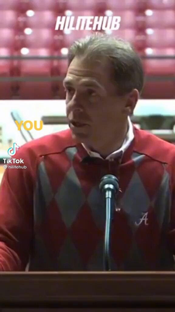 God Bless Nick Saban and his incredible Woody Hayes story