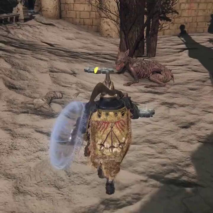 In Elden Ring, there is one particular "enemy" dog that will not attack the player, instead remaining peaceful while it relaxes. Fans have speculated as to whether the dog's nonviolence is intentional or a bug. Either way, players have been leaving warm messages nearby.