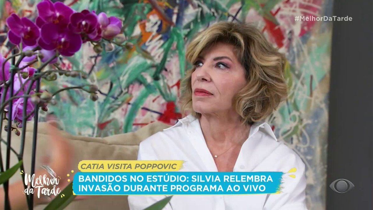 Silvia Poppovic fala sobre Silvio Santos e explica como o apresentador a tirou da Band; veja no vídeo! #MelhorDaTarde