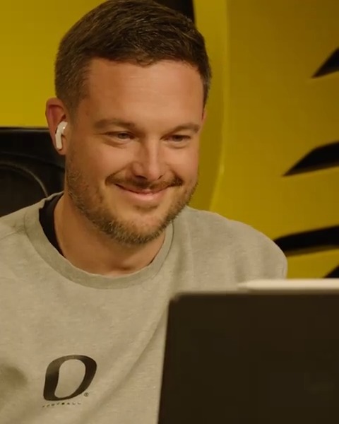 Ahead of the curve. Dan Lanning x #GoDucks