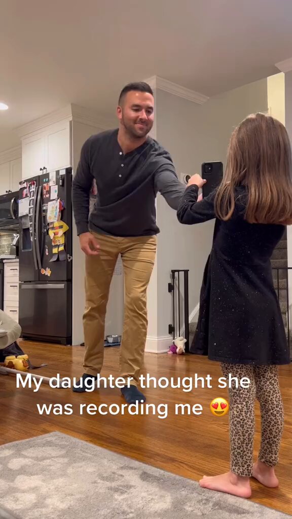 Daughter Thinks That She's Recording Her Dad
