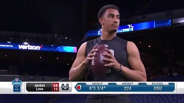 Tb to Jordan Love at the NFL Combine What do you see?!