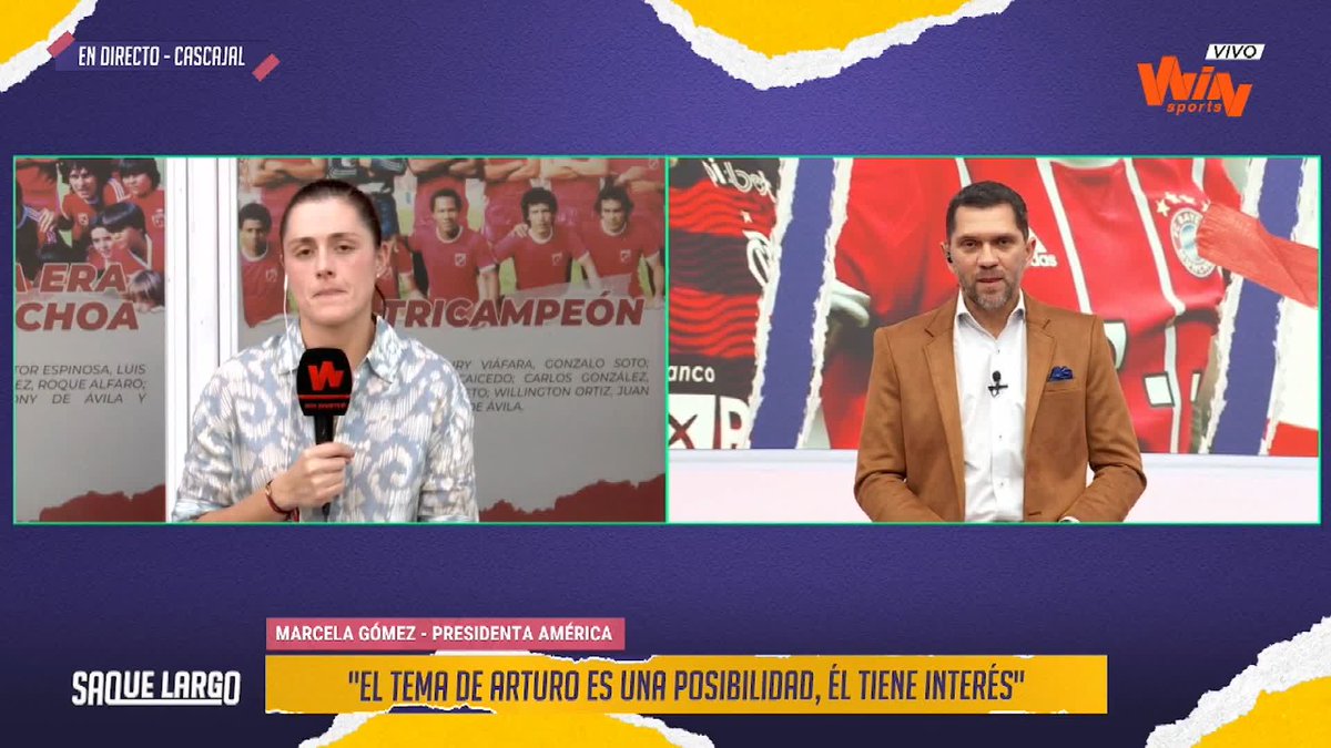 🔥 "Nosotros le abrimos la posibilidad de venir, a él le interesa, él habla demasiado con mi papá, es muy difícil, América no es su única opción" Marcela Goméz, Pdta. América de Cali. #SaqueLargoWIN