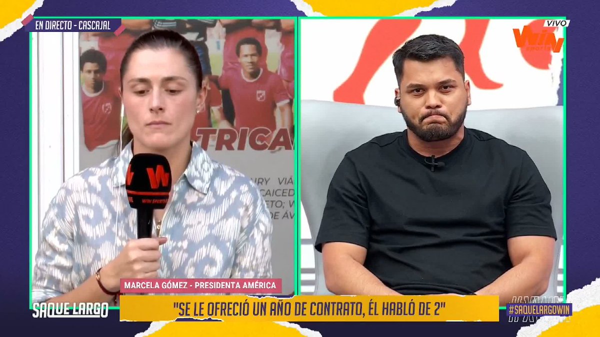 🔥 "Él se ve entusiasmado, tenemos un plus por la historia que tiene América, somos un club grande" Marcela Goméz, Pdta. América de Cali. #SaqueLargoWIN