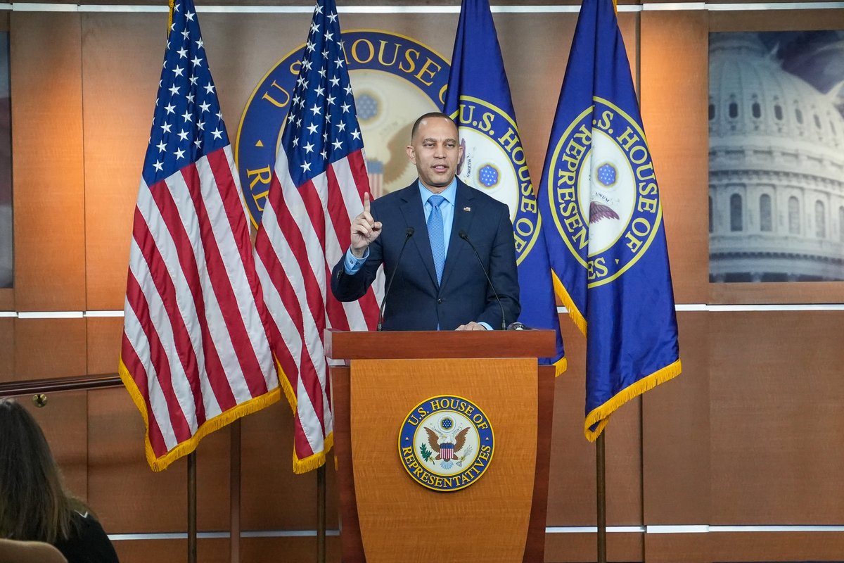 House Democrats will continue to put people over politics. MAGA extremists are turning this Congress into a spectacle and a national embarrassment.