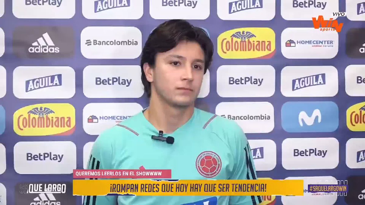 🔥 ¡Juan Castilla, volante de la Selección Colombia Sub23, entregó sus declaraciones previo al Preolímpico! #SaqueLargoWIN