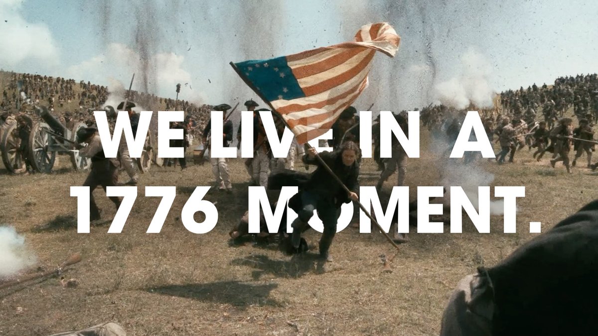 We live in a 1776 moment. 🇺🇸