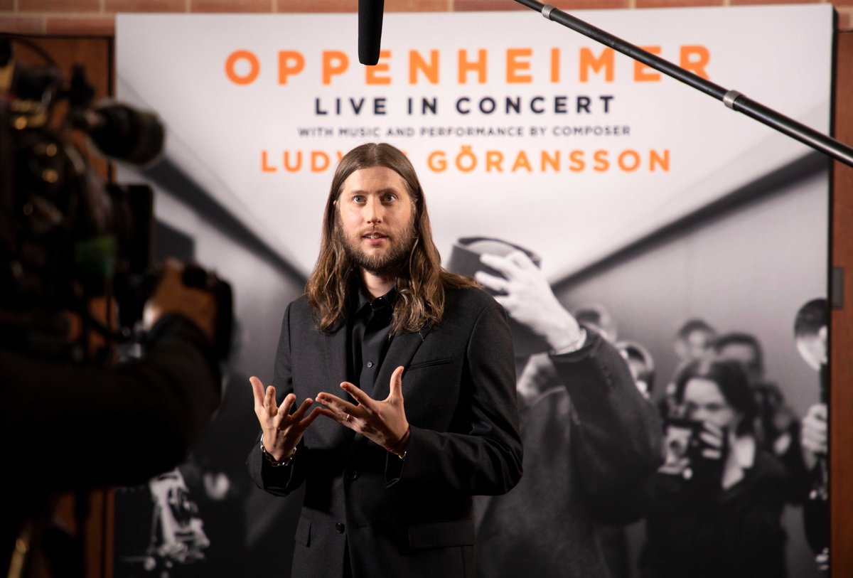 An incredible evening with the filmmakers, cast and composer delos of #Oppenheimer. The #Oppenheimer Live in Concert event featured a 55-piece orchestra led by conductor Anthony Parnther.