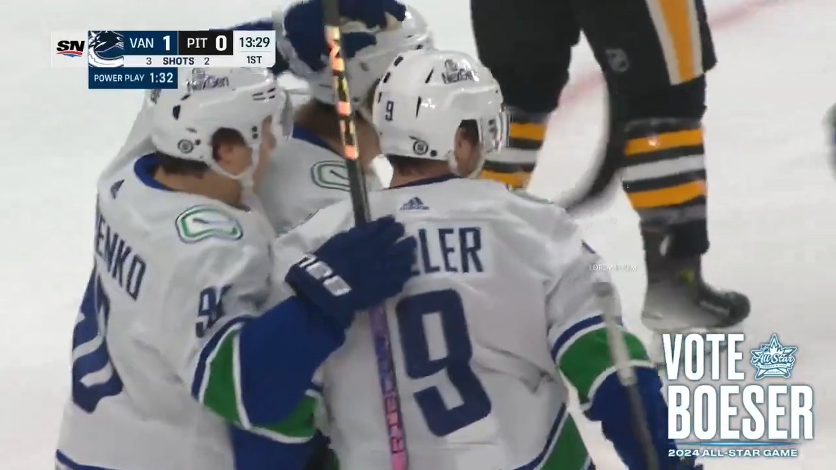 LOTTO LINE AGAIN! Elias Pettersson ➡️ JT Miller ➡️ Brock Boeser❗️ 1 RT = 1 #NHLAllStarVote