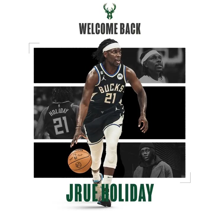 Welcome back, Jrue. ๐
