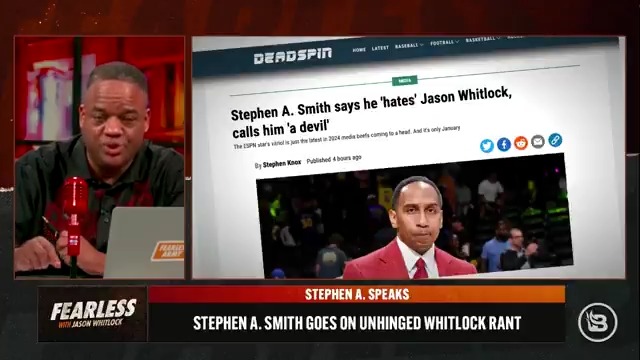 Stephen A. Smith just went on a 50-minute emotional rant... It's embarrassing.