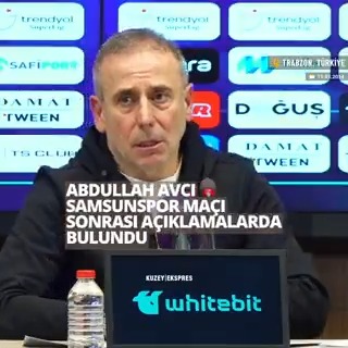 Abdullah Avcı: "Tabela neyi yazıyor? Doğru olan odur. Keyif veren oyun nedir, bunun karşılığı tam olarak bilmiyorum. Gerçekçi oyun, tabelanın ne yazdığıdır."
