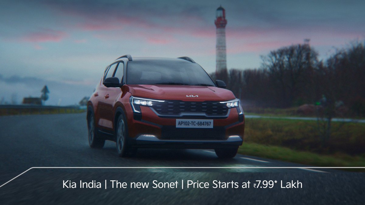 Hold tight as #TheNewSonet storms in at an unbelievably wild starting price of ₹7 99 000*. It's time to let loose &amp; embrace the thrill with #TheWildReborn Truly, it’s premium beyond price, quality beyond price, &amp; value beyond price. Book now. #Sonet #WildByDesign