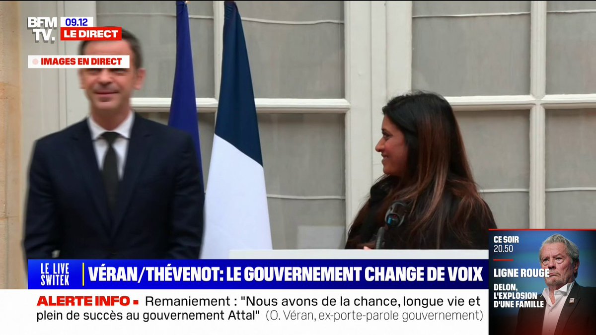Prisca Thévenot à Olivier Véran: "C'est un honneur de te succéder, toi l'homme de parole mais toi aussi et surtout l'homme d'action"