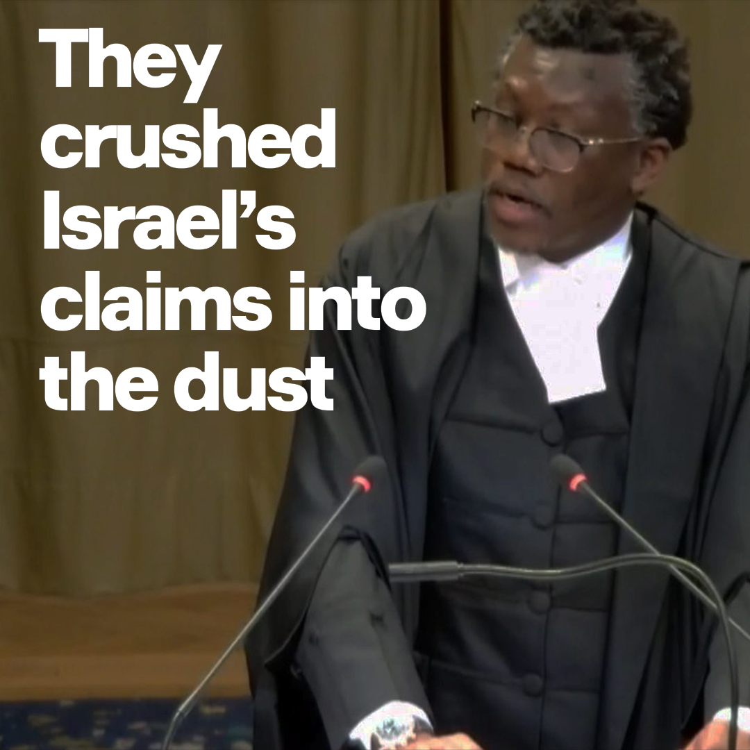 Yesterday, South Africa crushed Israel's claims into the dust. They presented an absolute devastating case for why Israel is committing genocide - from intent to conduct. Whatever happens now, Israel's impunity has been grievously wounded.
