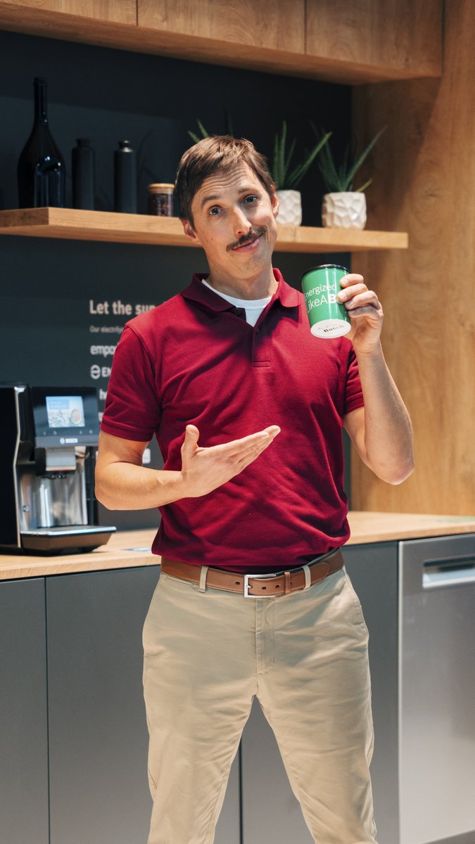 How do you like your coffee? ☕ Our #LikeABosch hero Shawn prefers coffee made for somebody else! 😉 Watch the video &amp; find out what happens when Bosch associate Patricia catches him! #BoschCES #CES2024