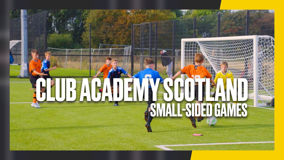 Young players within Club Academy Scotland are getting more touches of the ball this season, thanks to an increased focus on small-sided games. Monthly fixtures see players compete in a mixture of formats, with emphasis on players' time on the ball. Click below for more ⤵️