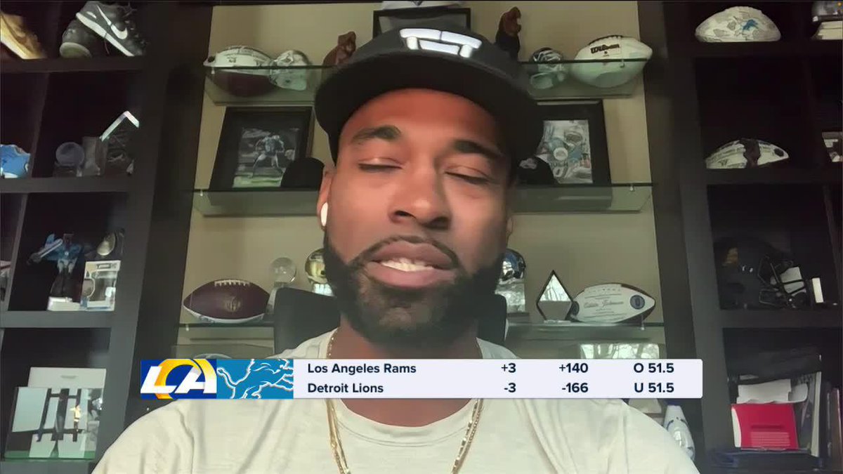 “No… I love Matthew, but when it comes to Detroit, all bets are off. He’s coming into the den, buddy-boy.” - Calvin Johnson Jr. 👀 Megatron is all in on the #Lions. (via Up & Adams)