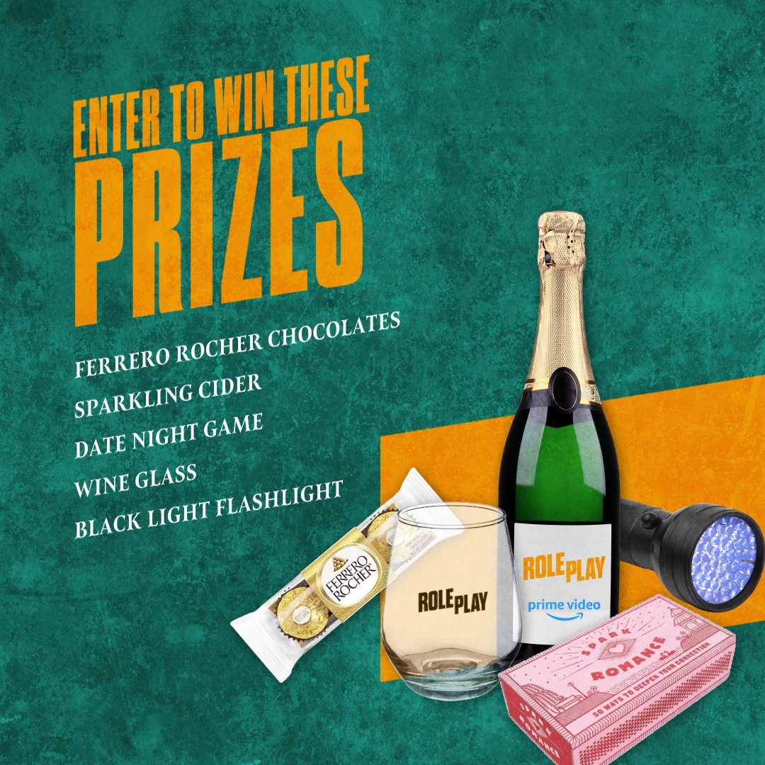 WIN A FREE DATE NIGHT PACK. You read that right! For a chance to win this pack of goodies from Fooji, reply to this tweet with #RolePlayGiveaway Open to fans in LA &amp; NY! Make your date night complete by streaming #RolePlay starring Kaley Cuoco &amp; David Oyelowo on Prime Video.