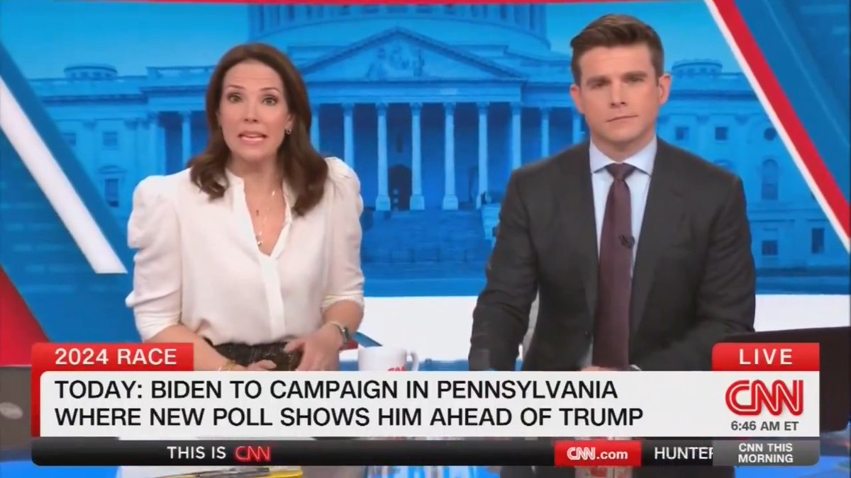 BREAKING: CNN is finally reporting on what we already know. President Biden is leading Donald Trump in the polls in the critical state of Pennsylvania. Retweet to make sure everyone sees the narrative shift.
