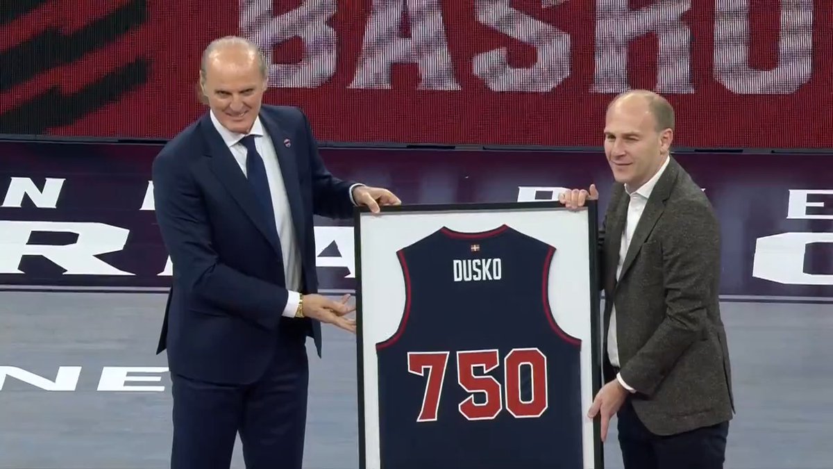 750 games UP! What a milestone to reach for Dusko Ivanovic 👏