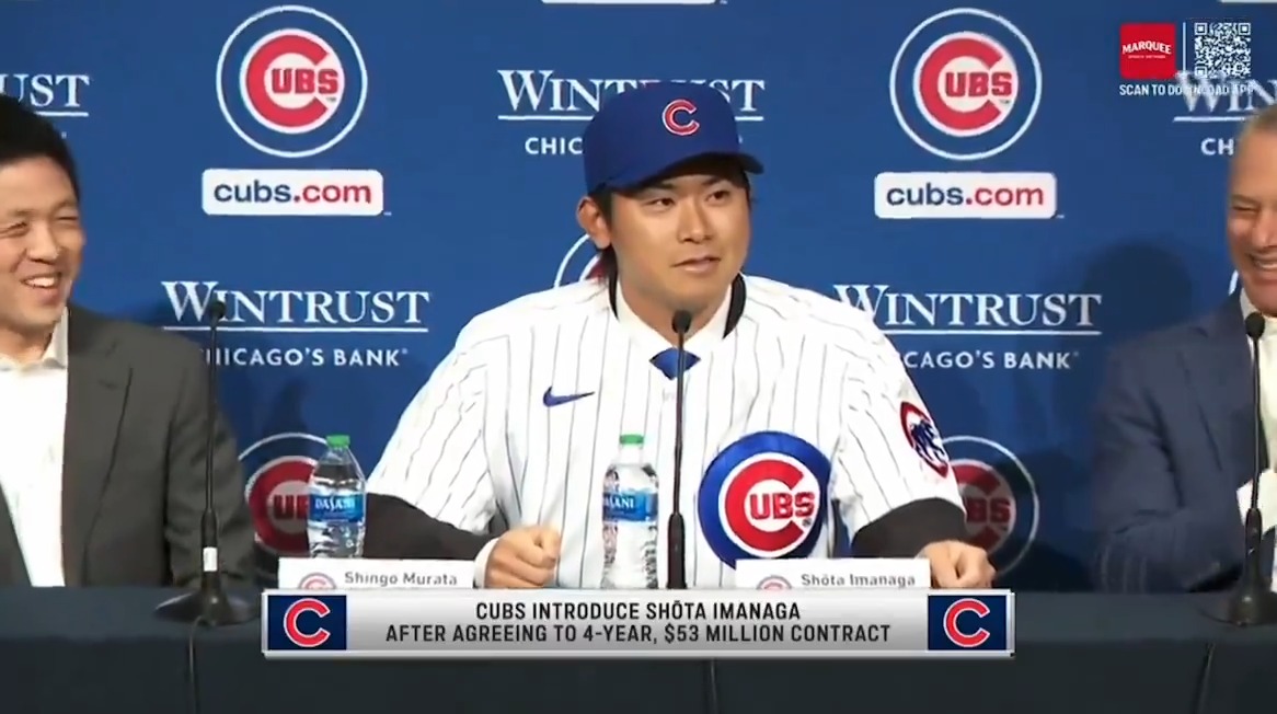Shōta Imanaga is going to fit right in at Wrigley Field. 😂