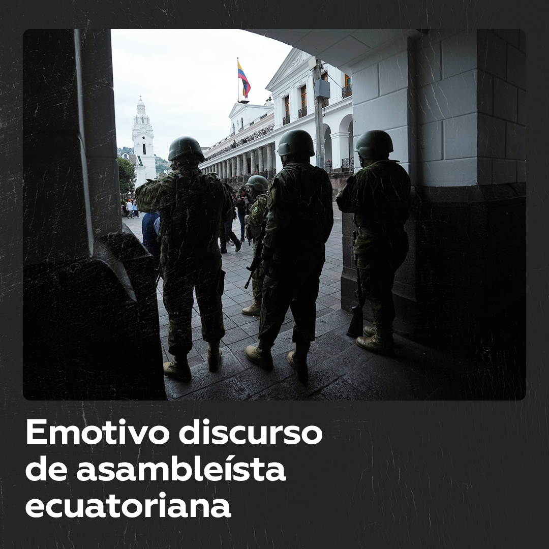 🇪🇨 Emotivo discurso de asambleísta ecuatoriana Paola Cabezas rompió en llanto durante intervención ante el pleno de la Asamblea Nacional del Ecuador, al plantear que muchos de los jóvenes que ahora delinquen no querían ser delincuentes.